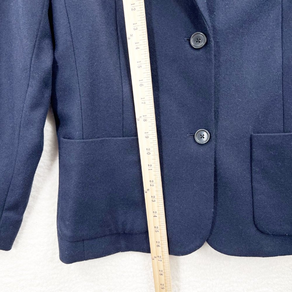 EVERLANE The Wool Academy Blazer Navy Womens Sz 12 NWT - Picture 12 of 12